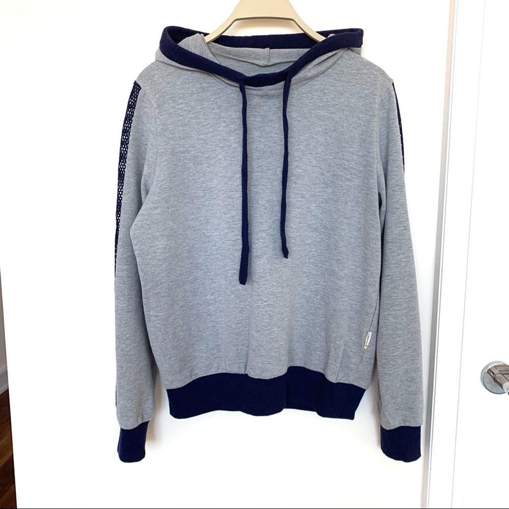 Chocolate U.S.A Hooded Sweatshirt w/Side Mesh Vents